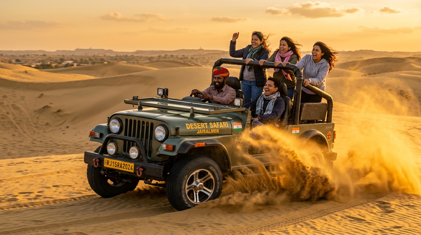 4x4 Jeep Safari Thar Dunes